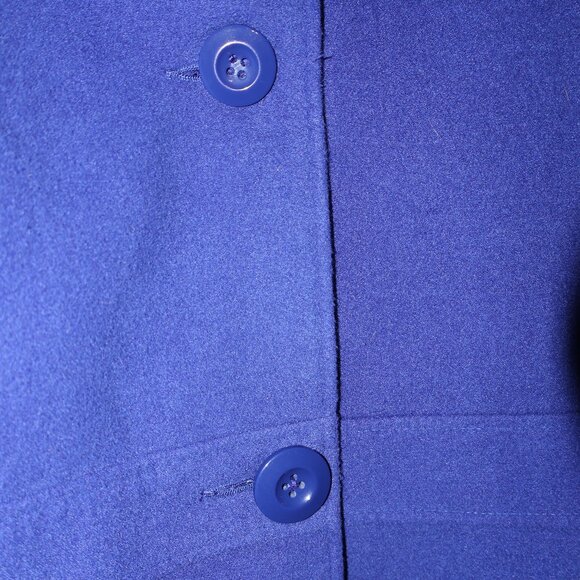 Penningtons Royal Blue Button Coat – Women’s Plus Size 3X - Picture 5 of 16